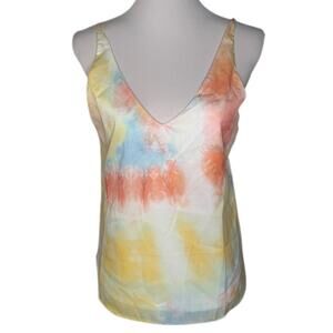 OnTwelfth Tie Dye Strappy Tank Top Camisole M
